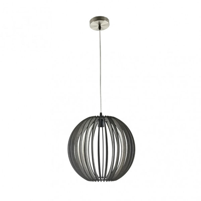 Fab 156093502 Bubinga Palla Pendente 1xe27 Legno