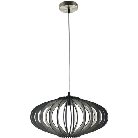 FAB 156194502  Colgante Sapelli 1xe27 Madera Cafe Regx45x45 Cm