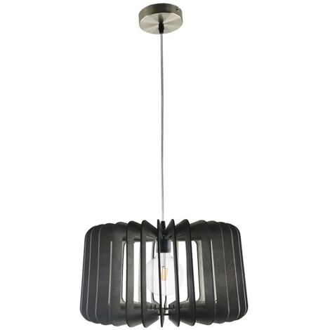 FAB 156494002  Colgante Ebano 1xe27 Madera Cafe Regx40x40 Cm