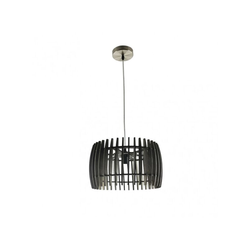 FABRILAMP Pendentif en peuplier 1xE27 Bois brun 35D