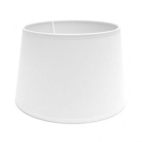 FAB 157314001  Abat-jour clair E27 blanc 40dx30dx26h ouvert conique