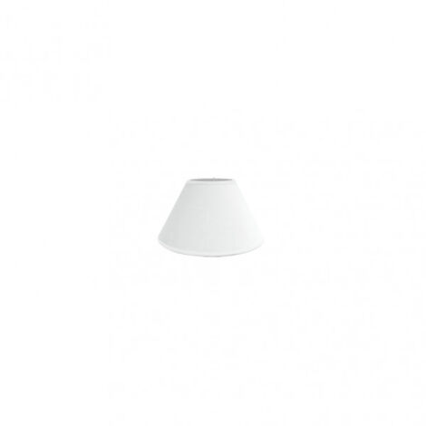 FAB 157321401  Pantalla Clara Pinza Blanca 14dx8dx9,5h Conica Cerrada