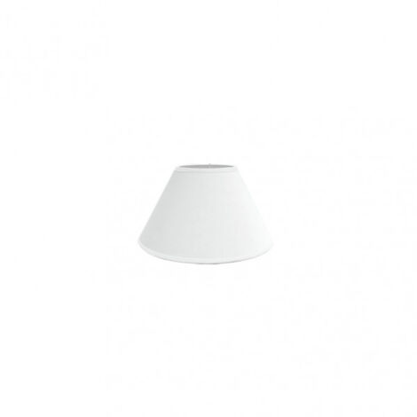 FAB 157321801  Schermo Trasparente E27 Bianco 18dx10dx12h Chiuso Conico