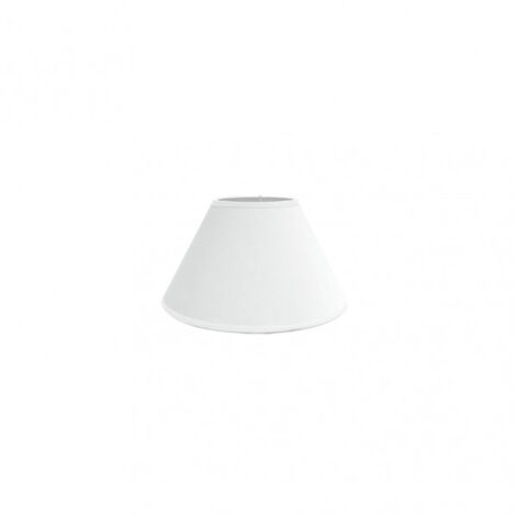 FAB 157322001 Ecran Clair E27 Blanc 20dx10dx13h Conique Fermé