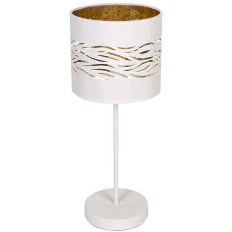 FAB 157771075 Sobremesa Niebla 1xe14 Blanco/blanco-oro 43x17x17 Cm