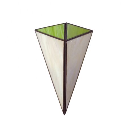FAB 1.675-PISTACHO Applique Piramide Pistachio 1xe27 28x20