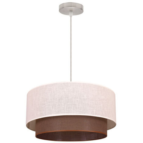 FAB 2.810/50-BEIS/MARR Colgante Doble 1l. Beis/marr Cilind (50/40/reg)