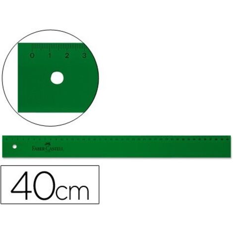 FAB REGLA GRADUADA 40CM VE 814