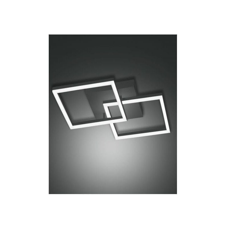 Fabas Luce Lighting - Plafonnier led moderne bard 39W Anthracite 3394-22-282 Fabas Luce