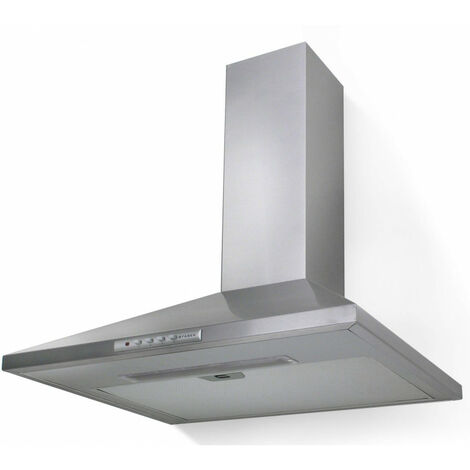 Faber – 5605281 – Hotte murale trapezoidale 60 cm – Acier inoxydable – Débit d'air 370 m³/h – 3 vitesses – Éclairage LED – Classe D - 5605281-Hotte