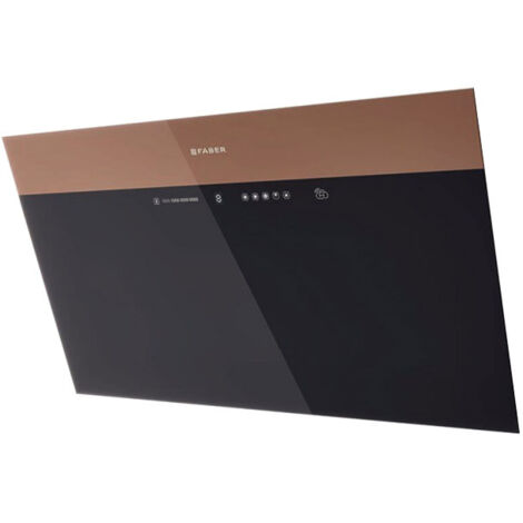 Faber Cappa Cucina V-Air Parete 80 Cm Nero