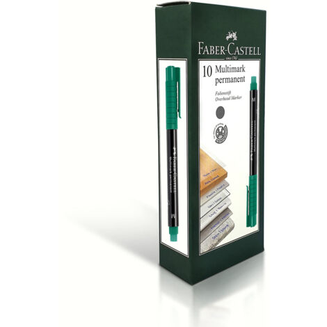 Faber-Castell 152563 marcatore permanente Verde 1 pz