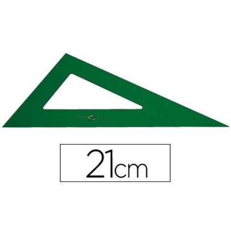 FABER - CASTELL CARTABÓN SIN GRADUAR 21CM VERDE