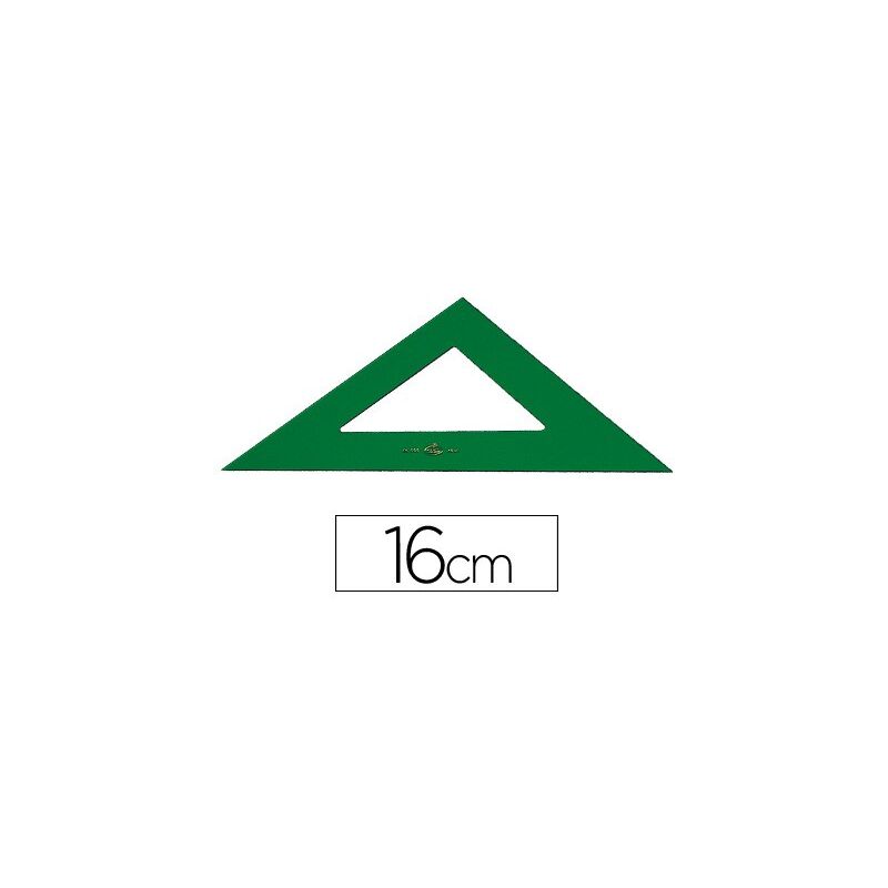 

Escuadra faber 16 cm plastico verde