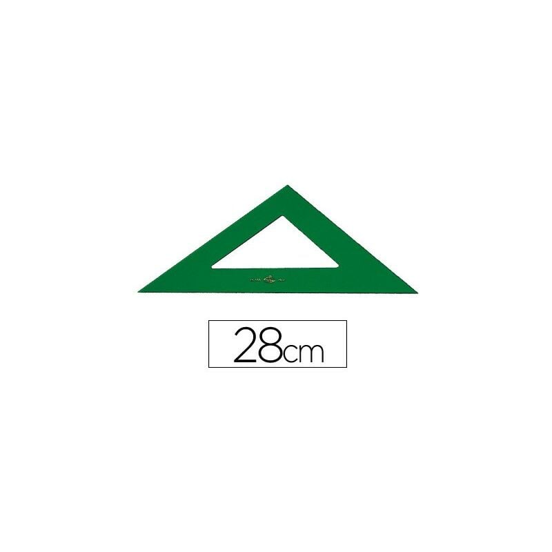 

Escuadra faber 28 cm plastico verde