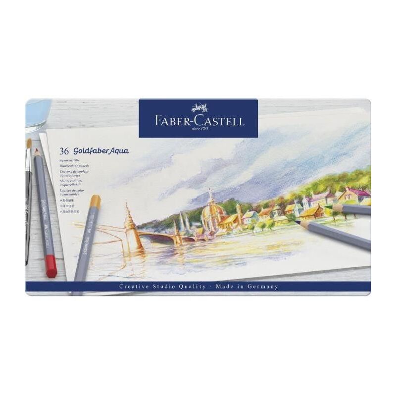 Faber-castell Aqua.stift Goldfaber Aqua 36-Metalletui