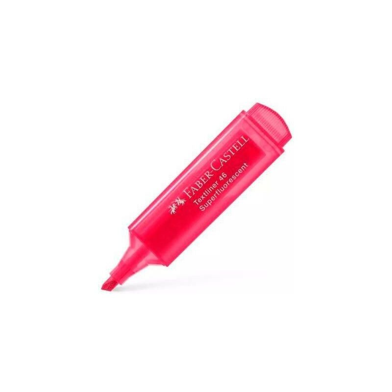 

Faber - castell marcador textliner 46 superfluorescente rojo -10u-