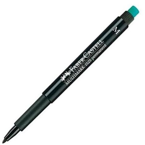 Faber - castell marqueur permanent multimark pointe moyenne noir -10 unitÉs-