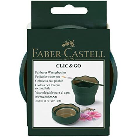 FABER-CASTELL Wasserbecher Clic&Go Art & Graphic