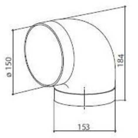 Faber Curva Tonda 90 D150mm