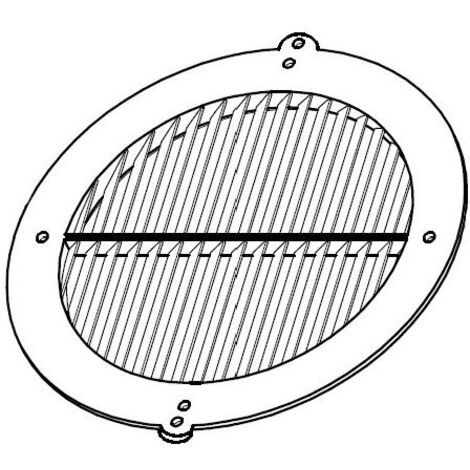 Faber Griglia Direzionale Diametro 125mm per Cappe
