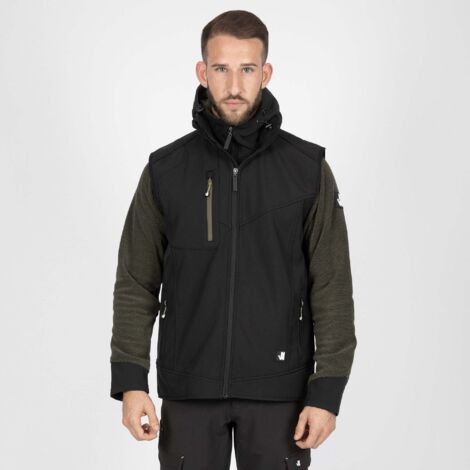 FABIO GILET SANS MANCHES DE TRAVAIL 1064 Noir M
