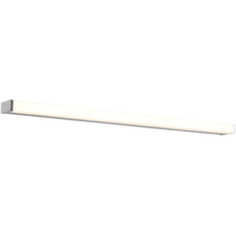 FABIO H2O APPLIQUE DA BAGNO LED 20W 2500lm, 3000K CROMO IP44 L. 120CM DIMMERABILE