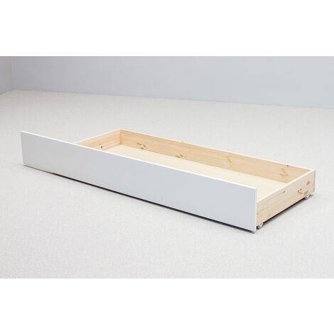 Fabio Wooden Drawer Only White Double