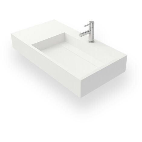 FABIOLA G - LAVABO RECTANGULAR SUSPENDIDO - Lavabo