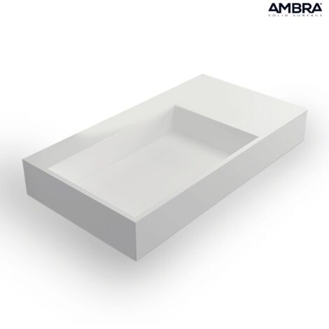 FABIOLA II - LAVABO RECTANGULAR SUSPENDIDO - Lavabo