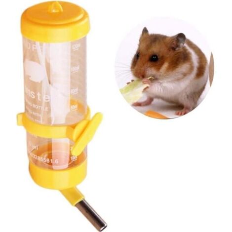 Fablcrew Plastic Water Bottle Dispenser for Rabbits, Hamsters, and Small Pets
