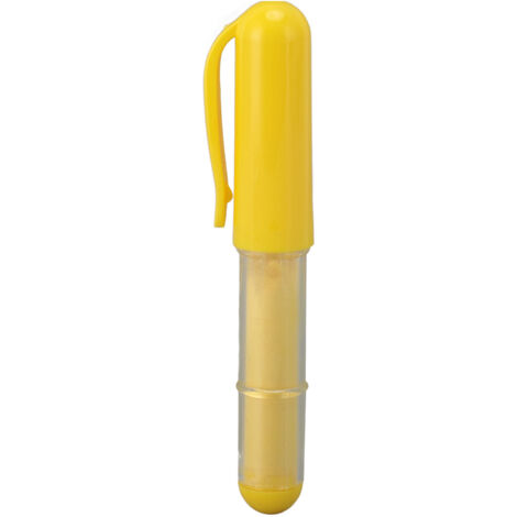 Fabric Chalk Marker Precise Marking Easy to Remove Multipurpose Portable Fabric Chalk Liner Pen for Sewing Quilting Crafting Yellow