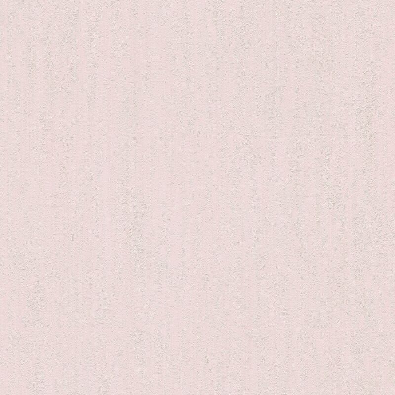 Profhome - Fabric look wallpaper wall 373373 non-woven wallpaper slightly textured with a fabric look matt pink 5.33 m2 (57 ft2)