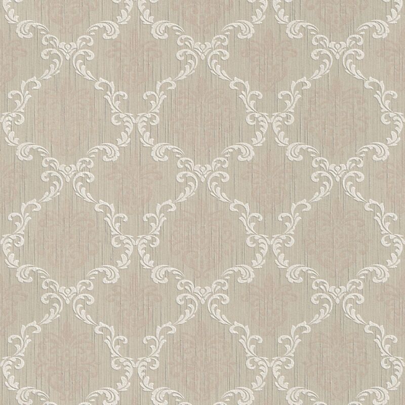 Fabric look wallpaper wall Profhome 956291 textile wallpaper textured with a fabric look matt beige 5.33 m2 (57 ft2) - beige