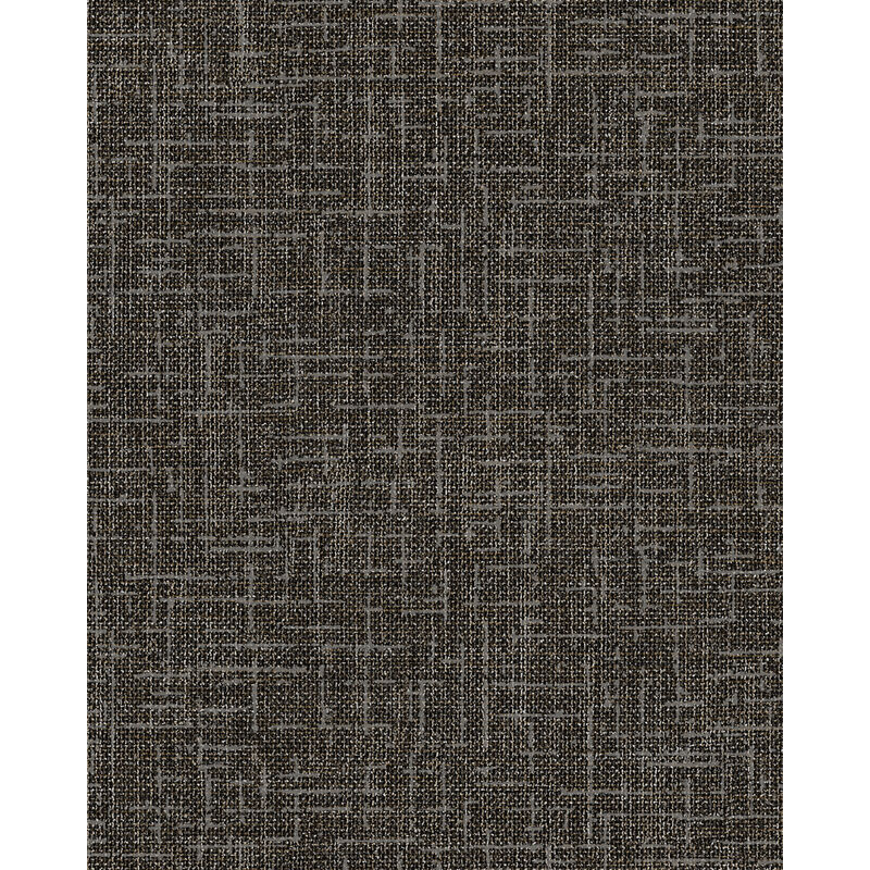 Fabric look wallpaper wall Profhome DE120116-DI hot embossed non-woven wallpaper embossed Ton-sur-ton matt anthracite grey 5.33 m2 (57 ft2)