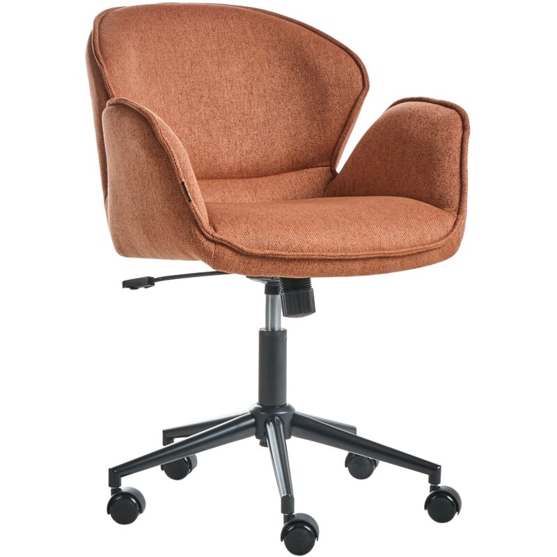 Beliani Desk Chair Belmar Fabric Orange