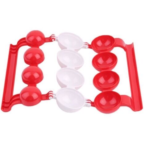 Fabricant de boulettes de viande en plastique OUTAD - Outil de bricolage pour la cuisine - Rouge