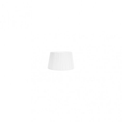 FABRILAMP 157511001  Pantalla Laura Pinza Blanca 10dx8dx8h Conica Abierta