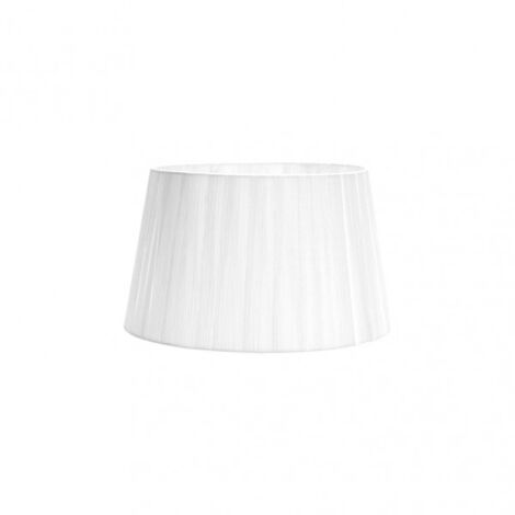 FABRILAMP 157513001  Laura abat-jour E27 blanc 30dx22dx17h ouvert conique