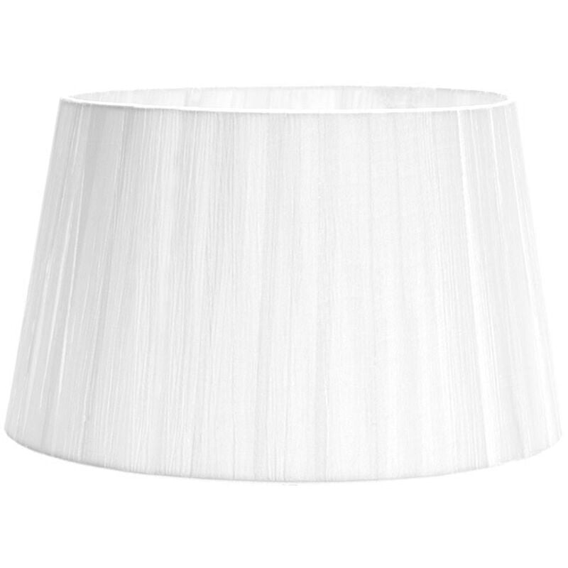 157513501 Laura Abat-jour E27 blanc 35dx25dx20h ouvert conique - Fabrilamp