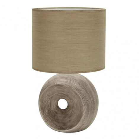 FABRILAMP 160071015  Sobremesa Ceramica Ea 1xe27 Beis Pantalla Beis 52x30x30 Cm