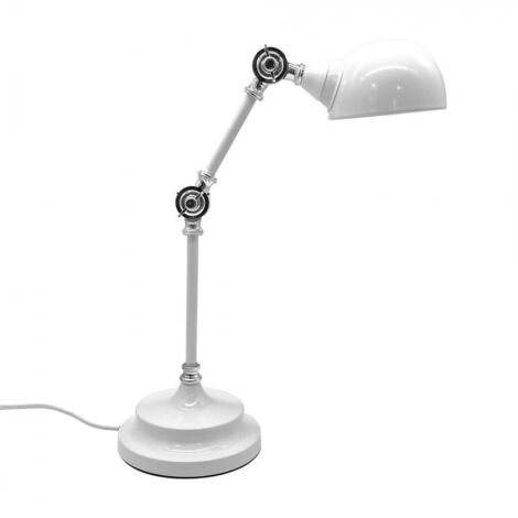FABRILAMP 161071001 Flexo Adal 1xe14 Blanc/chrome 48x15x32 Cm Articulé