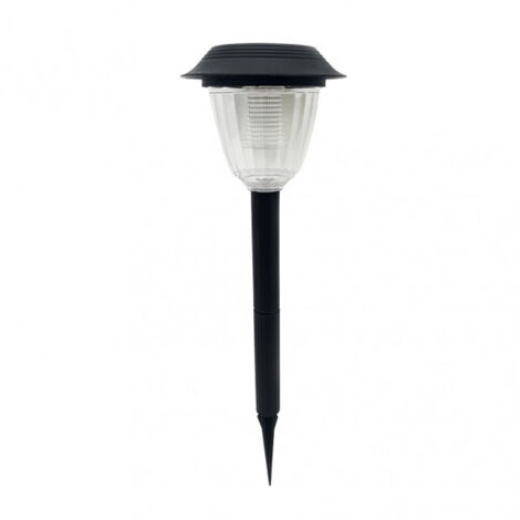 FABRILAMP 166671009  spiedino esterno solare 5000k 50lm kira nero ip65 31/43.5x13x13 cm carica5-6h uso 6-8h