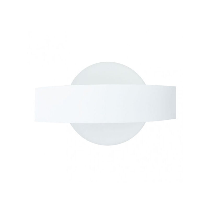 Fabrilamp - Applique murale à balayage dede mur circ.8w 4000k arc white 630 lm ip20 13x24x5 cm