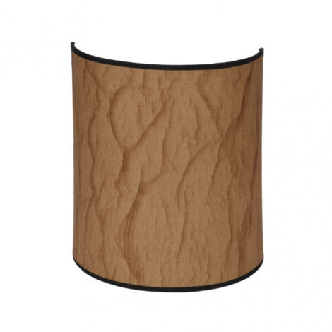 FABRILAMP AKUNADECOR Lampada da parete con design in pergamena nera Modello Papyrus