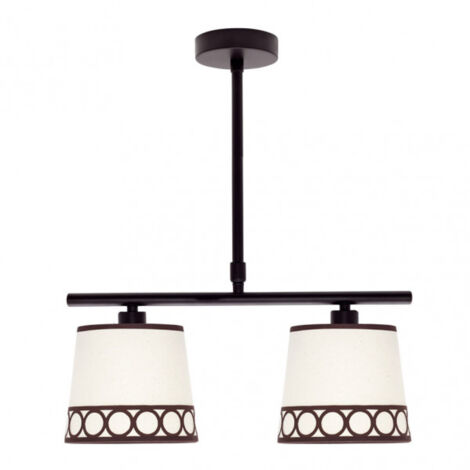 FABRILAMP AKUNADECOR Lampada Modello Dalia De 2xe14 Beige/Brown De