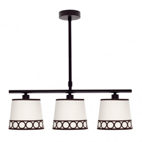 FABRILAMP AKUNADECOR Lampe Modèle Dalia 3xe14 Finition Beige/brown From