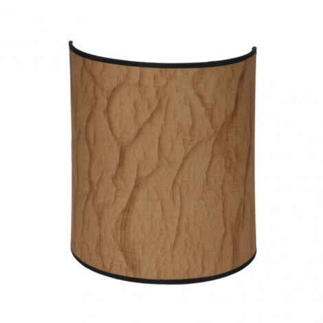 FABRILAMP AKUNADECOR Lampe murale en parchemin/noir Modèle Papyrus