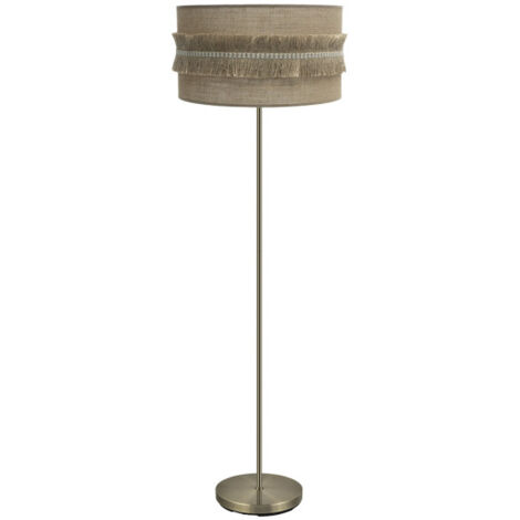 FABRILAMP AKUNADECOR Stehleuchte Wohnzimmer Modell Kala Leder Finish From
