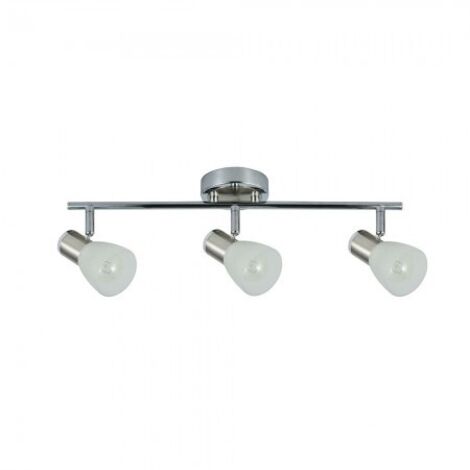 FABRILAMP AKUNADECOR Striscia a 3 luci Modello Cholo Cromo/Nickel